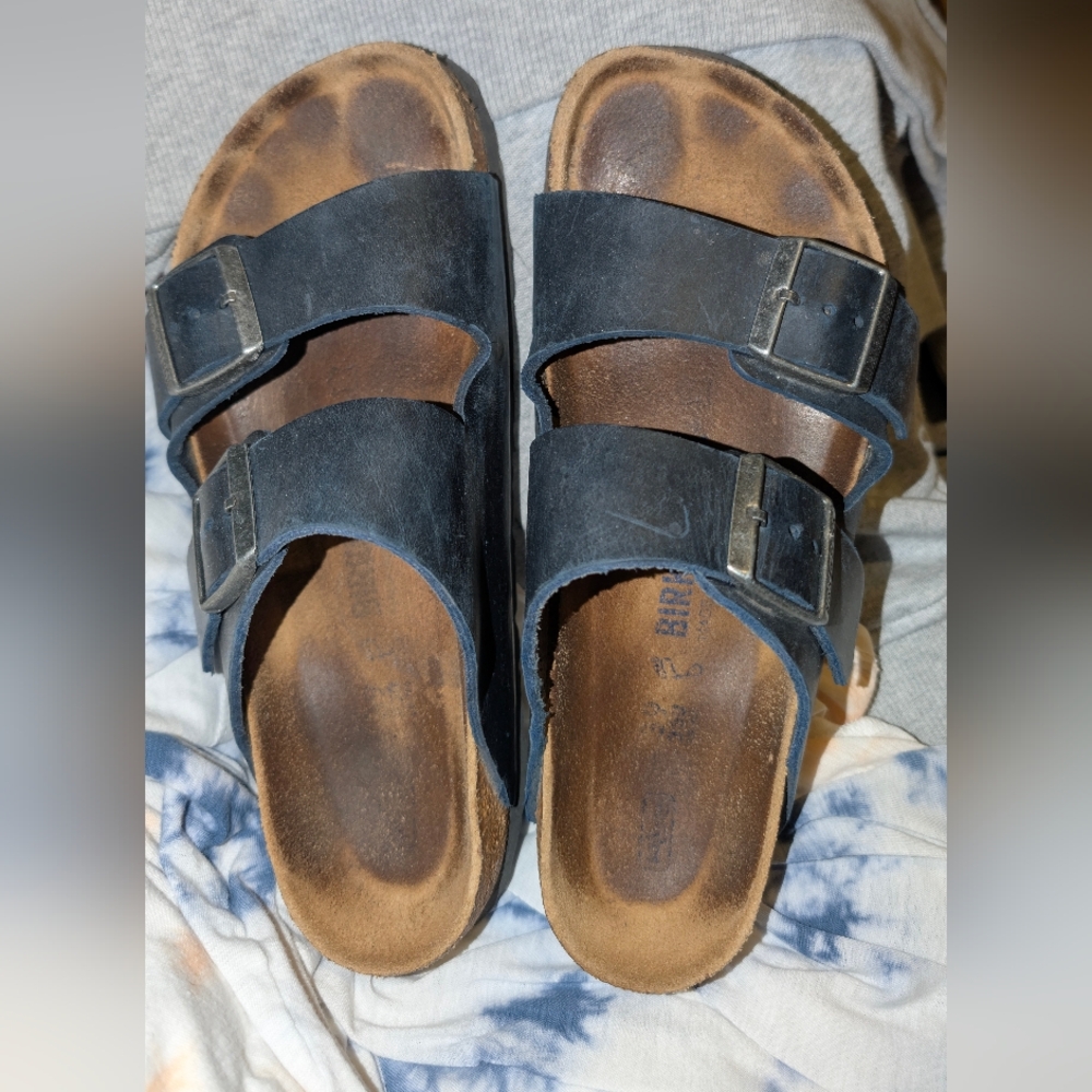 Birkenstock Navy leather Sandals
